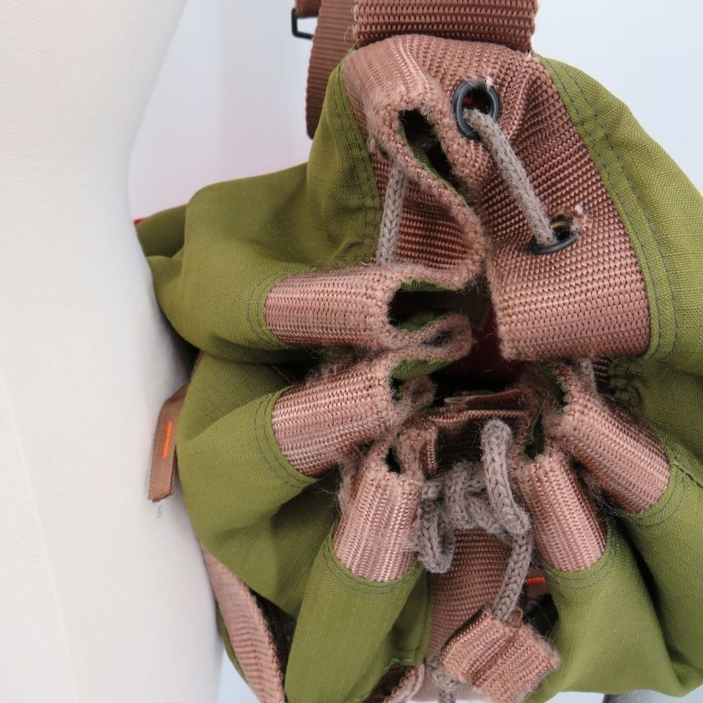 Parcel Unisex Mens Womens Large Hunter Green Convertible Duffel Backpack - Picture 13 of 16